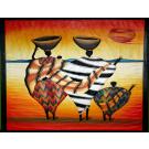 The Family Wood Carved Painting